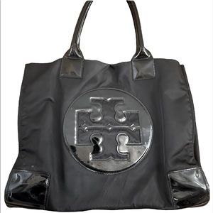 Tory Burch • Ella Patent Leather Tote• EUC